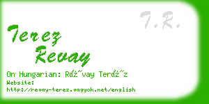 terez revay business card